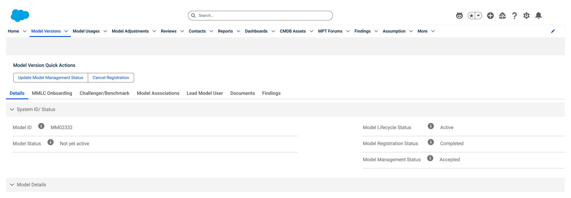 Active state — Lifecycle Active, Management Accepted
